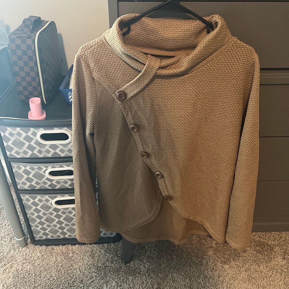Mick wrap sweater. Size medium
